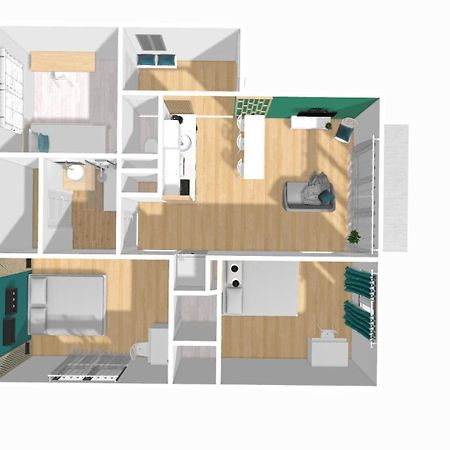 Home Ganusha Cosy 3 Chambres Parking Gratuit Balcon Grenoble Exterior photo